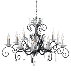 Elstead - Amarilli 10 Light Chandelier