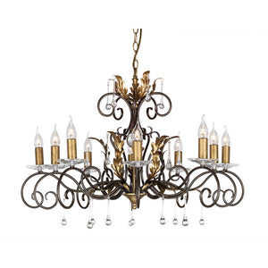 Elstead - Amarilli 10 Light Chandelier