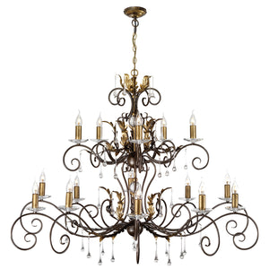 Elstead - Amarilli 15 Light Chandelier