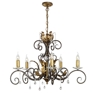 Elstead - Amarilli 5 Light Chandelier