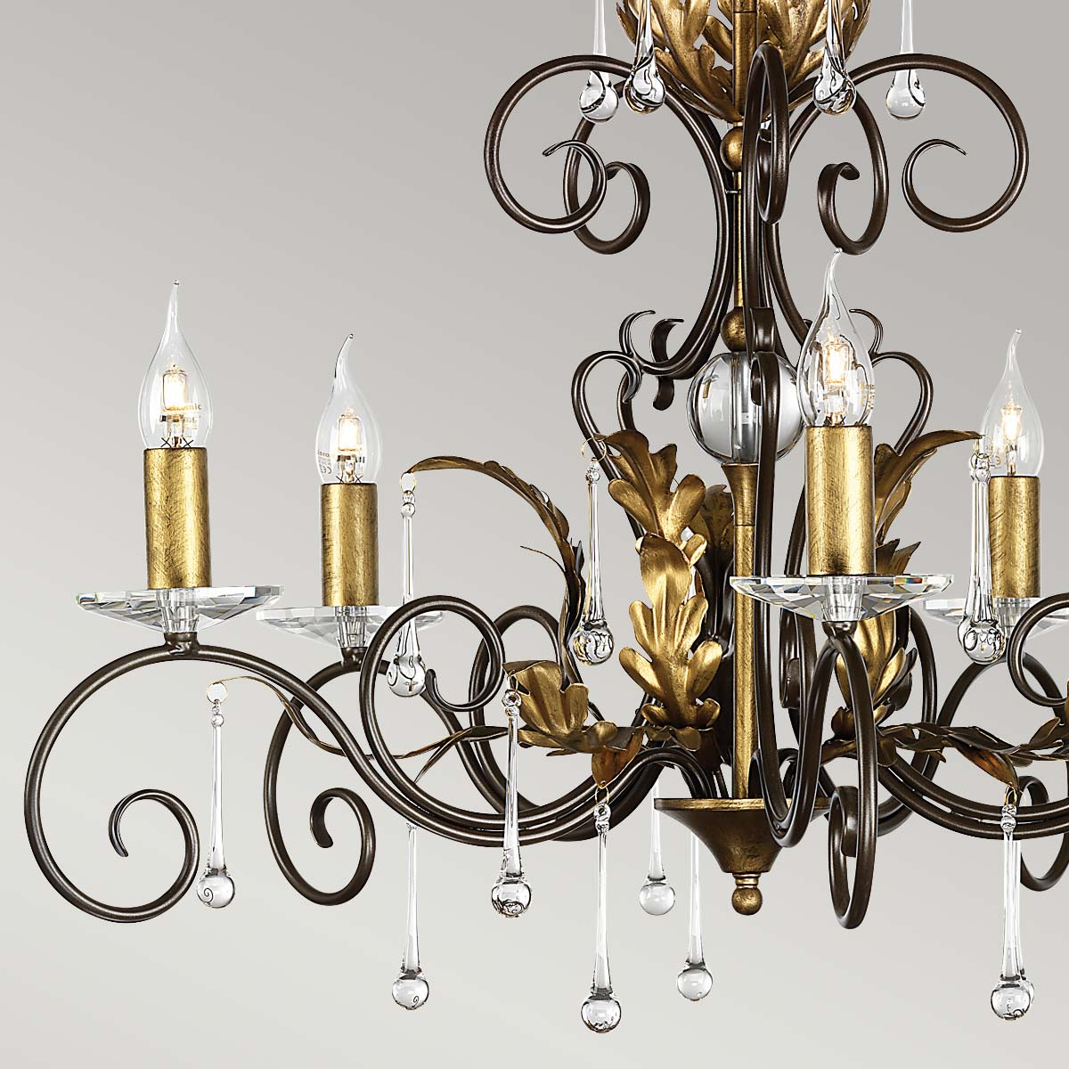 Elstead - Amarilli 5 Light Chandelier