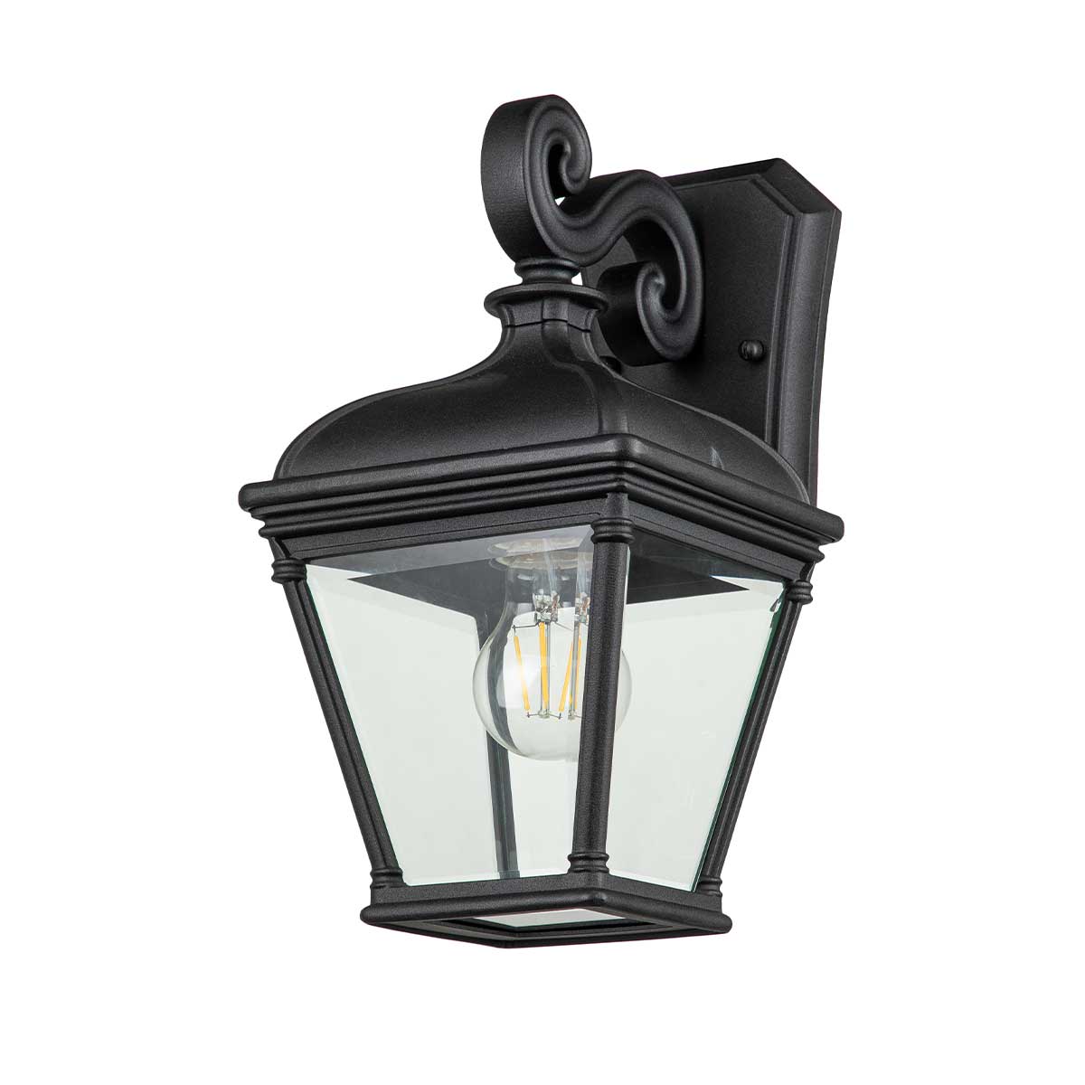 Elstead - Bayview 1 Light Medium Wall Lantern - Black