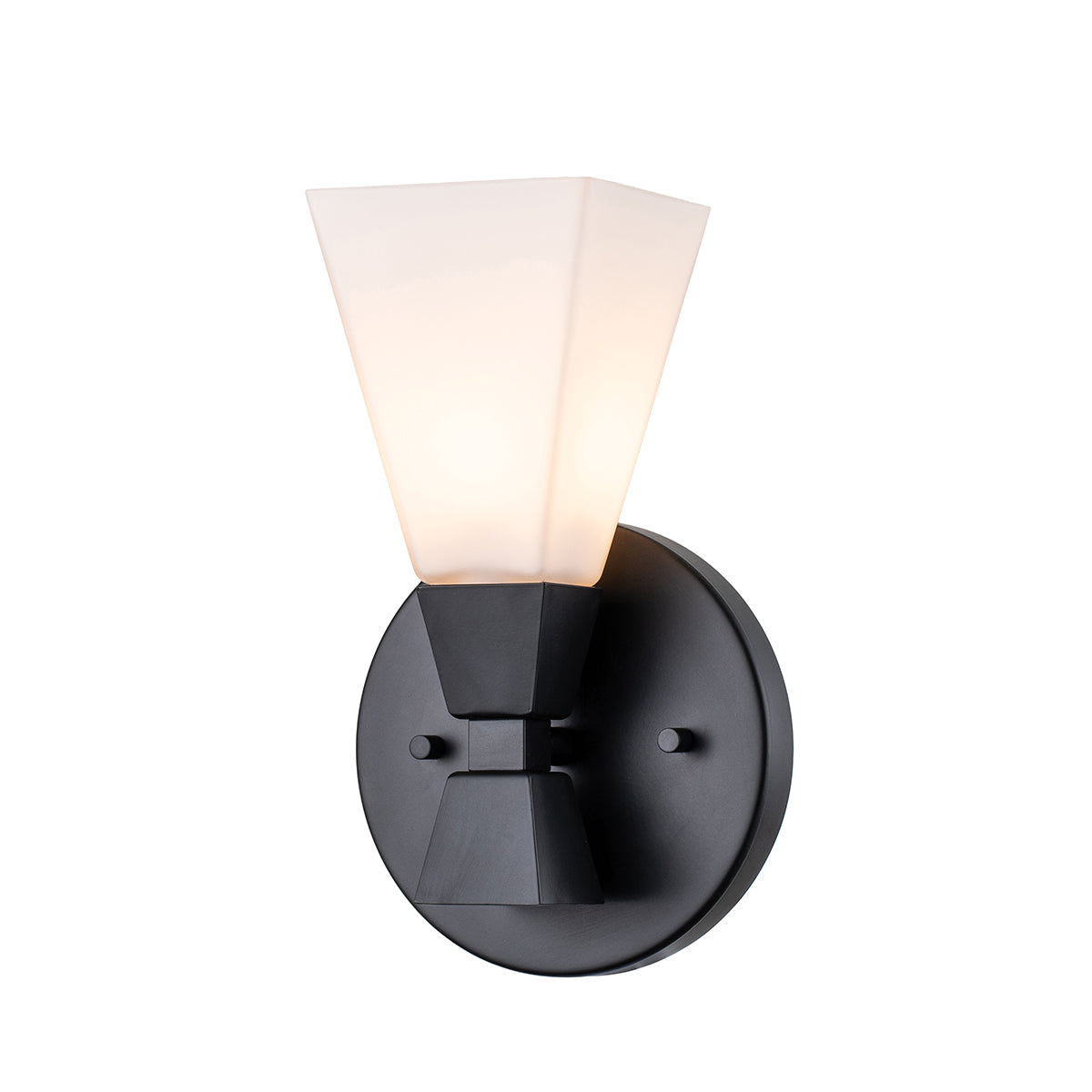 Elstead - Bowtie 1lt Wall Light - Matte Black