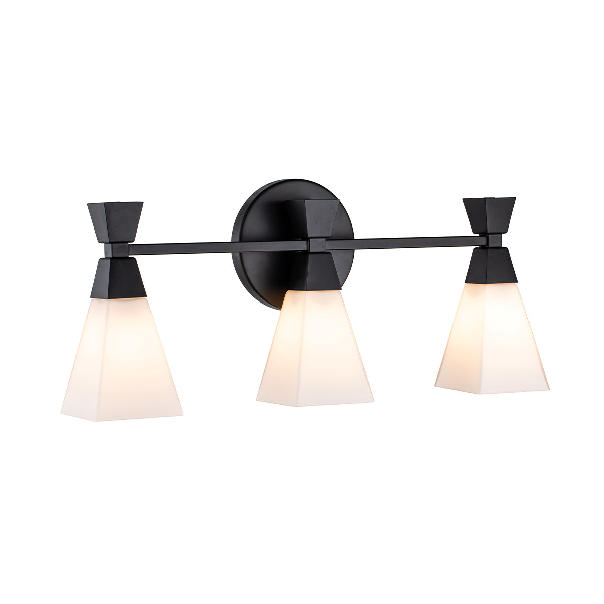 Elstead - Bowtie 3lt Wall Light - Matte Black