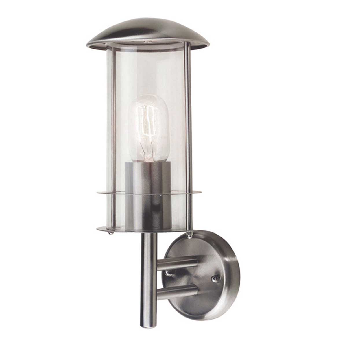 Elstead - Bruges Stainless Steel 1 Light Wall Lantern