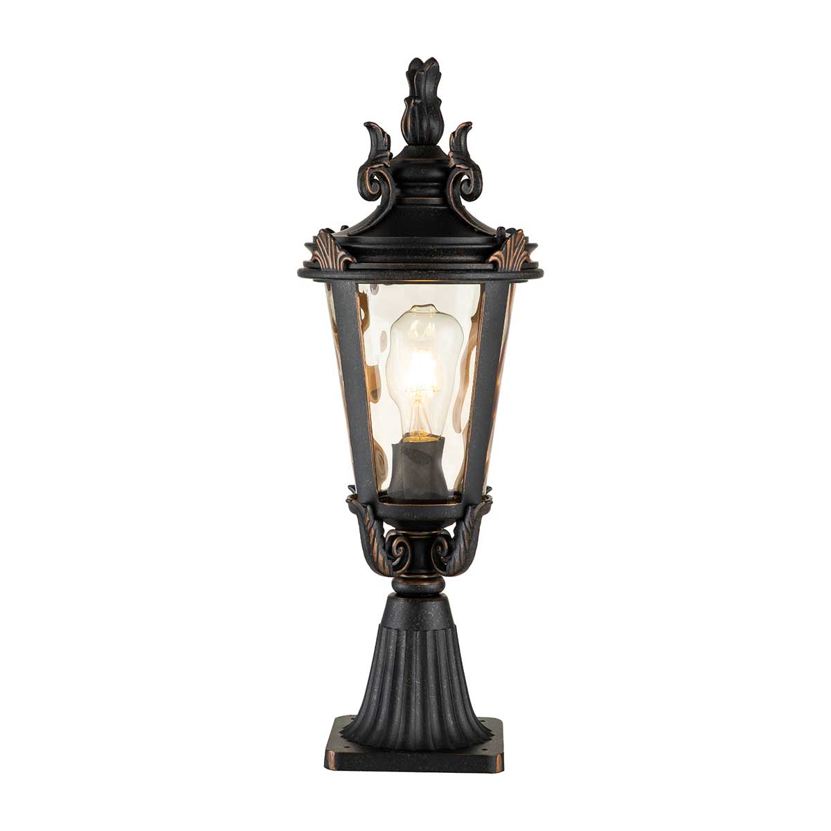 Elstead - Baltimore 1 Light Medium Pedestal Lantern