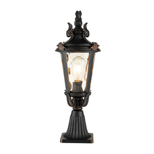 Elstead - Baltimore 1 Light Medium Pedestal Lantern