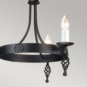 Elstead - Belfry 3 Light Chandelier