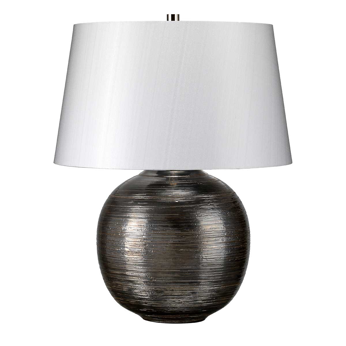 Elstead - Caesar 1 Light Table Lamp - Silver