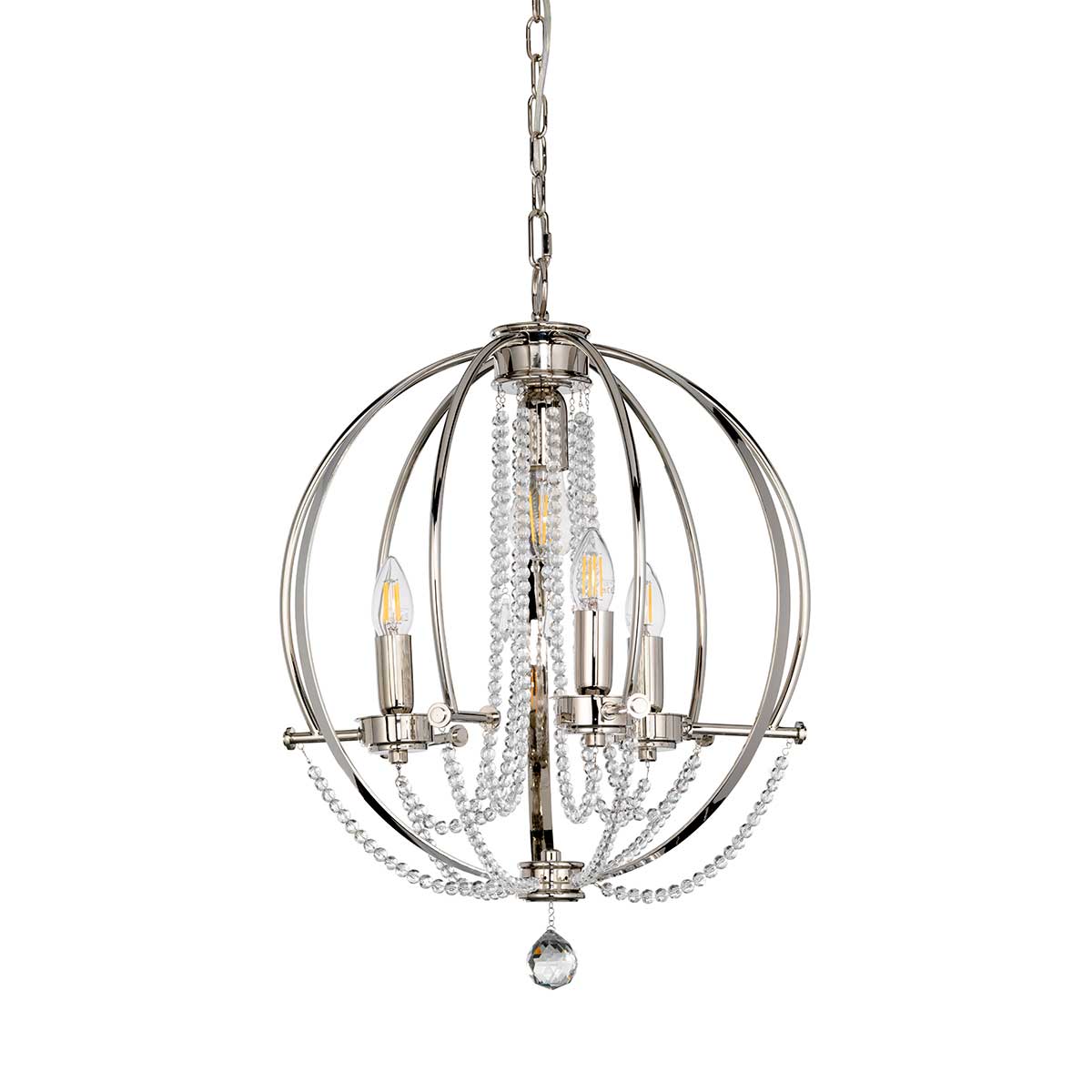 Elstead - Cassie 4 Light Chandelier