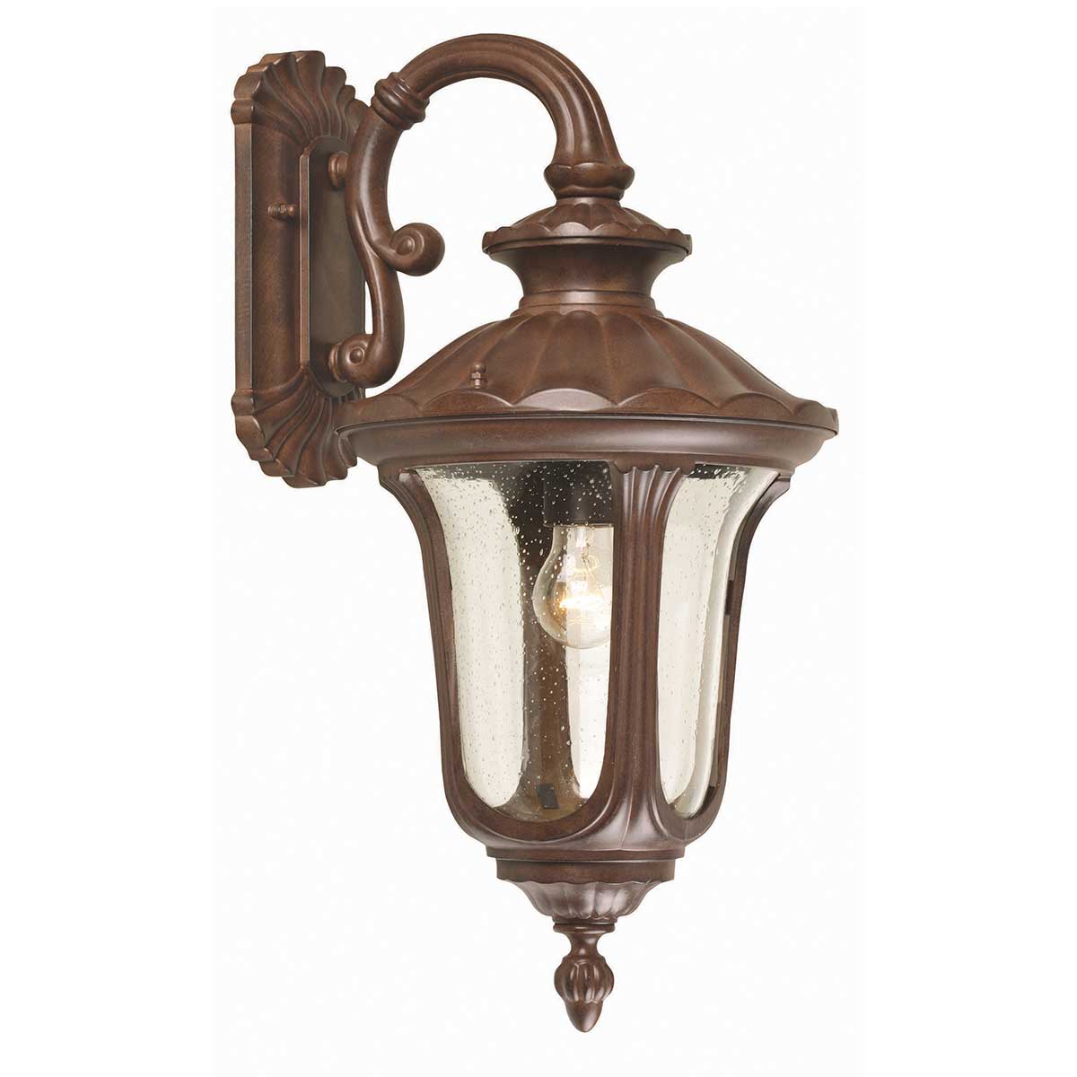 Elstead - Chicago 1 Light Medium Down Wall Lantern