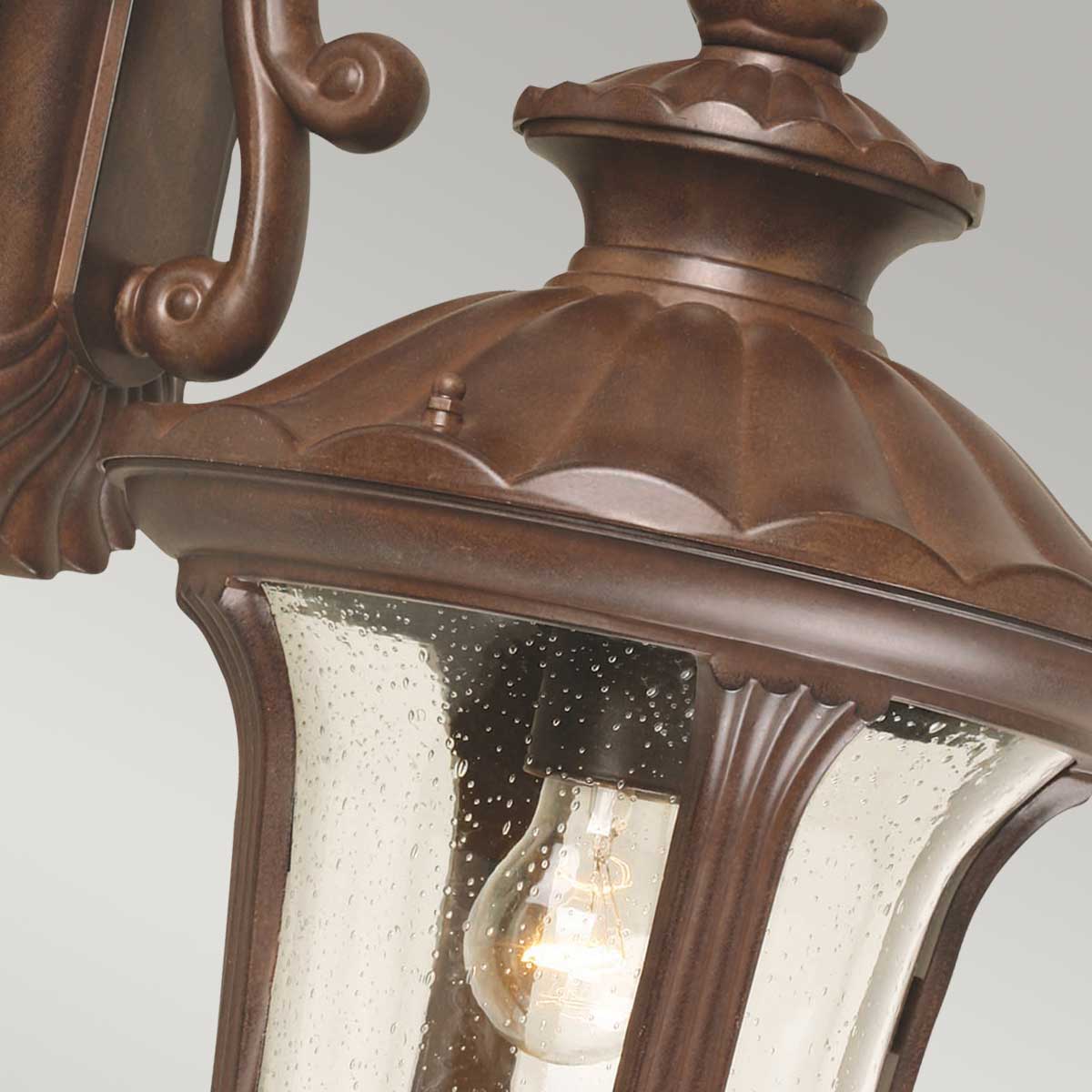 Elstead - Chicago 1 Light Medium Down Wall Lantern