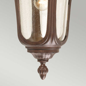 Elstead - Chicago 1 Light Medium Down Wall Lantern