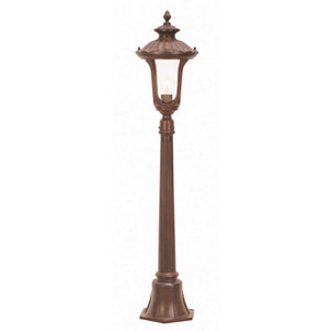 Elstead - Chicago 1 Light Small Pillar Lantern - Bronze