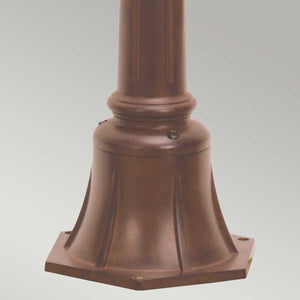 Elstead - Chicago 1 Light Small Pillar Lantern - Bronze