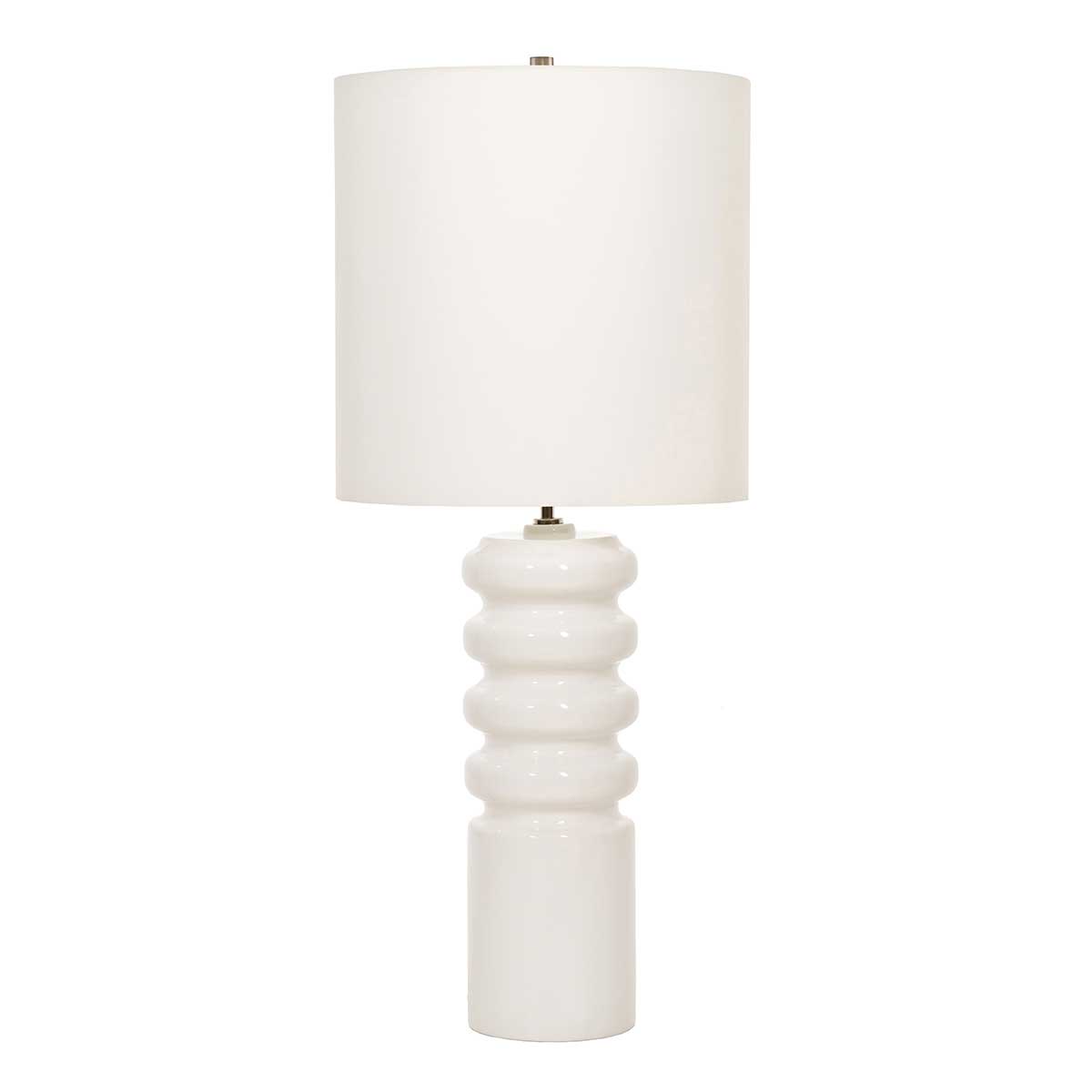 Elstead - Contour 1 Light Table Lamp - White