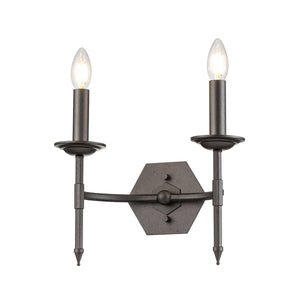 Elstead - Crown 2 Light Wall Light