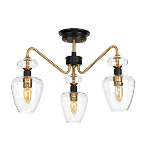 Elstead - Armand 3 Light Semi-Flush