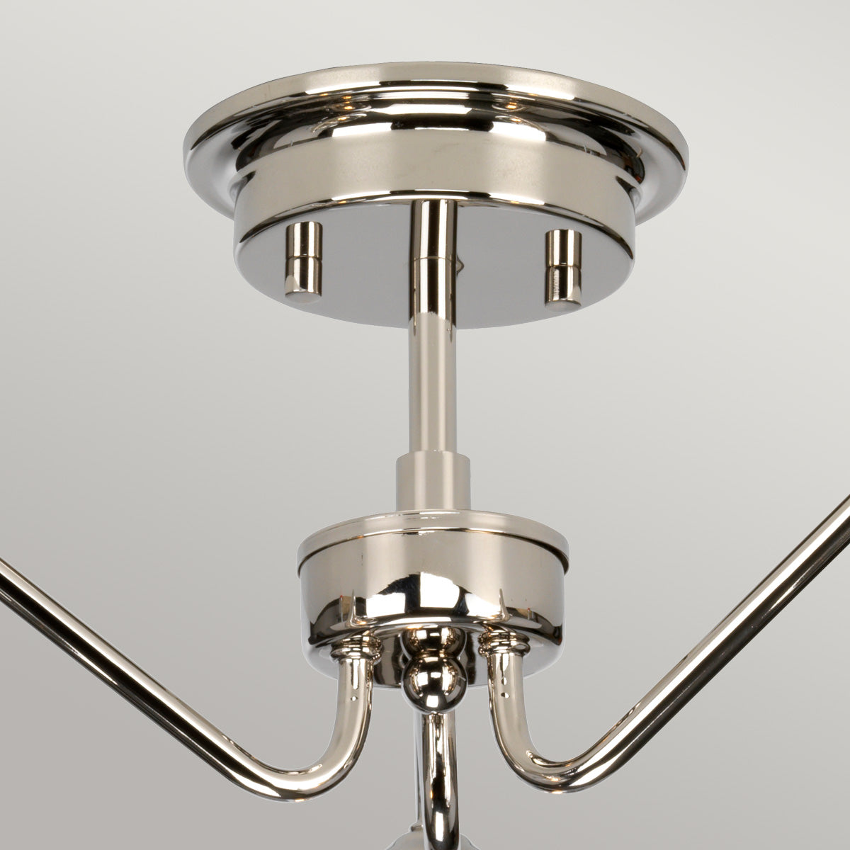 Elstead - Armand 3 Light Semi Flush - Polished Nickel