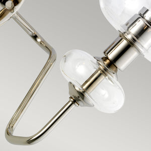 Elstead - Armand 2 Light Wall Light - Polished Nickel