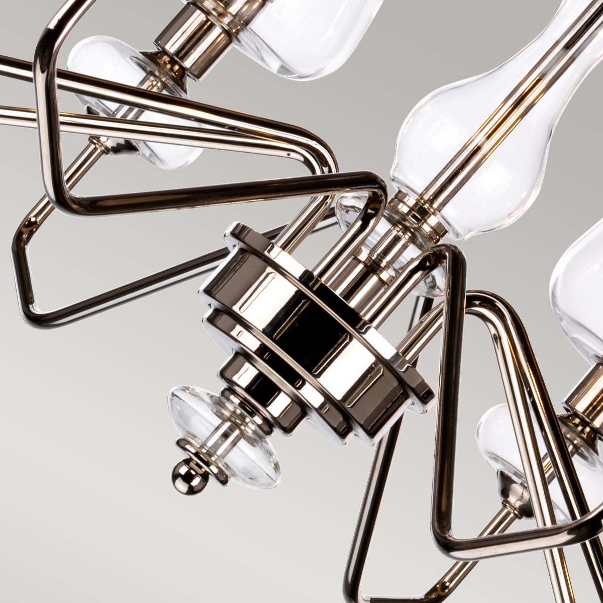 Elstead - Armand 8 Light Chandelier - Polished Nickel