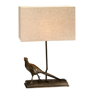 Elstead - Halkirk 1 Light Table Lamp with Rectangle Shade