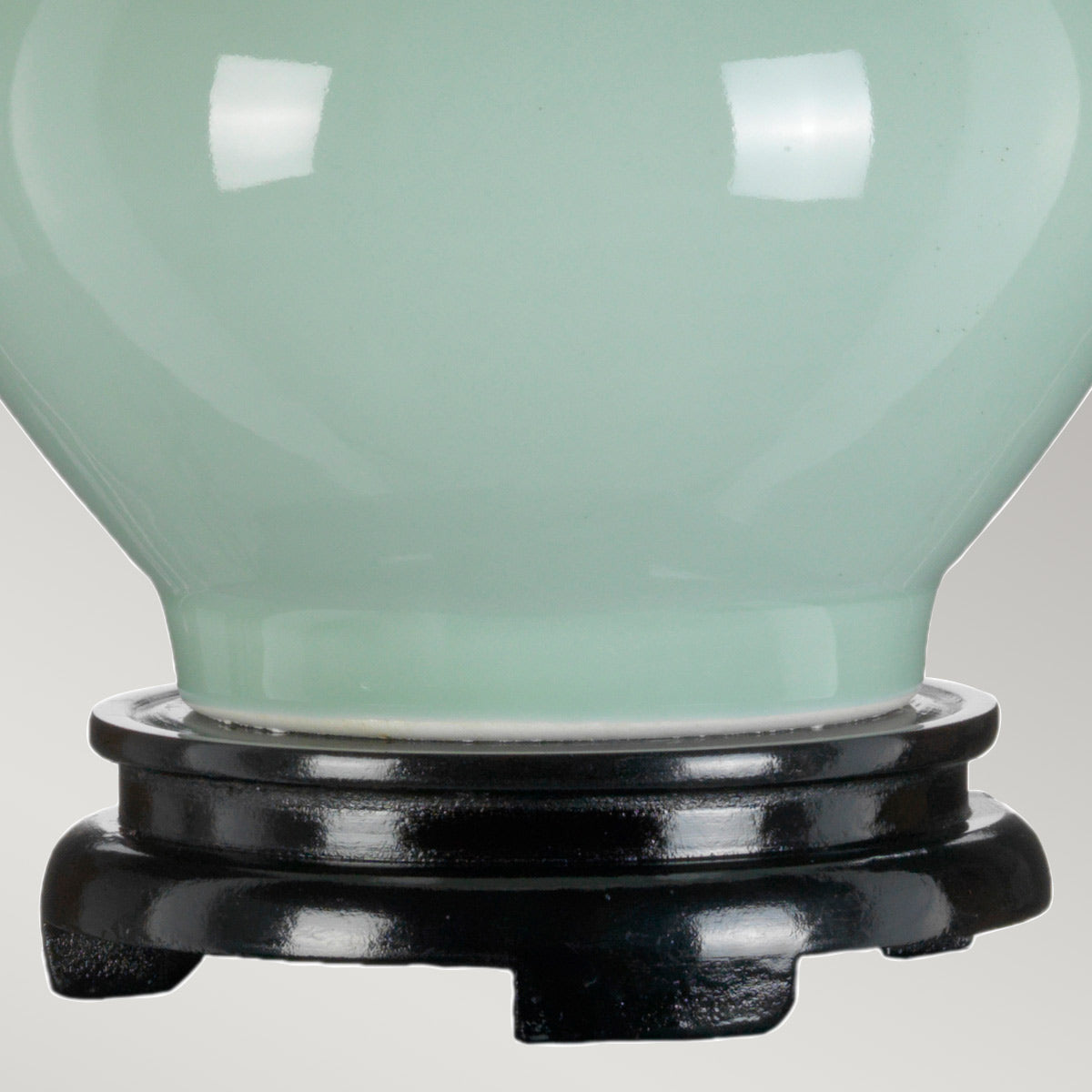 Elstead - Harbin Gourd 1 Light Table Lamp with Tall Empire - Celadon