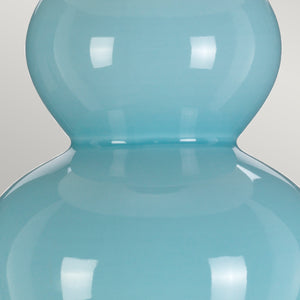 Elstead - Harbin Gourd 1 Light Table Lamp with Tall Empire - Duck Egg Blue