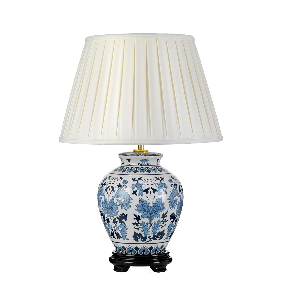 Elstead - Linyi 1 Light Table Lamp with Tall Empire Shade