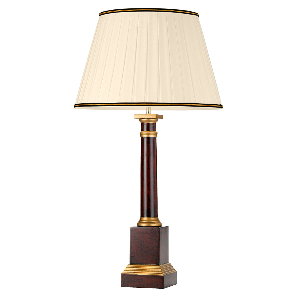 Elstead - Louviers 1 Light Table Lamp with Tall Empire Shade