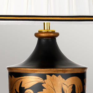 Elstead - Narbonne 1 Light Table Lamp - with Tall Empire Shade