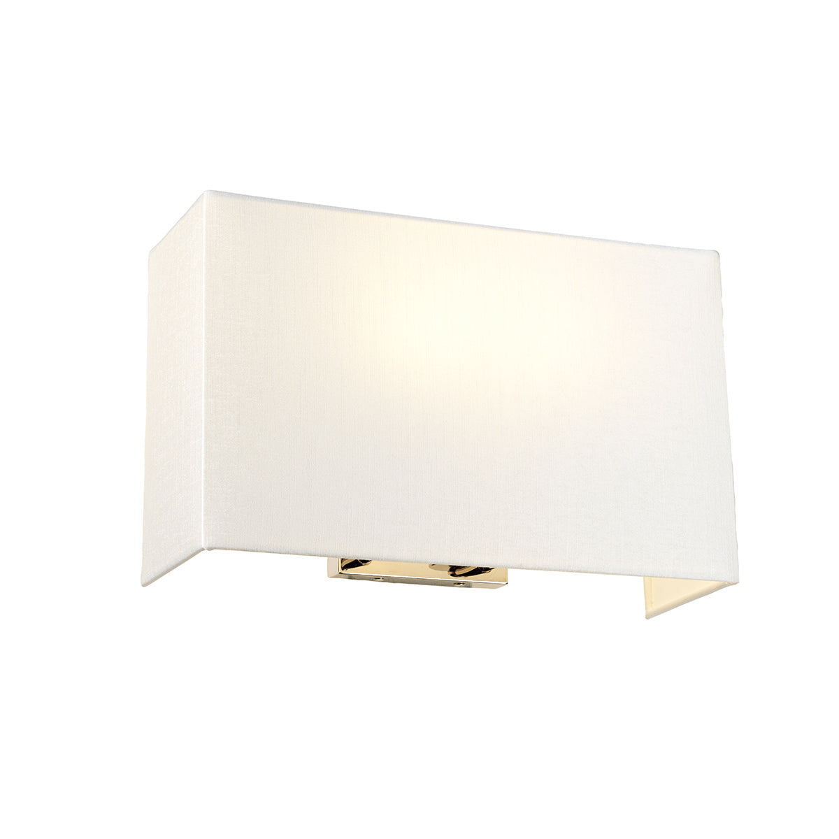 Quoizel - Riley Large Rectangular Wall Light with Polished Chrome Back Plate