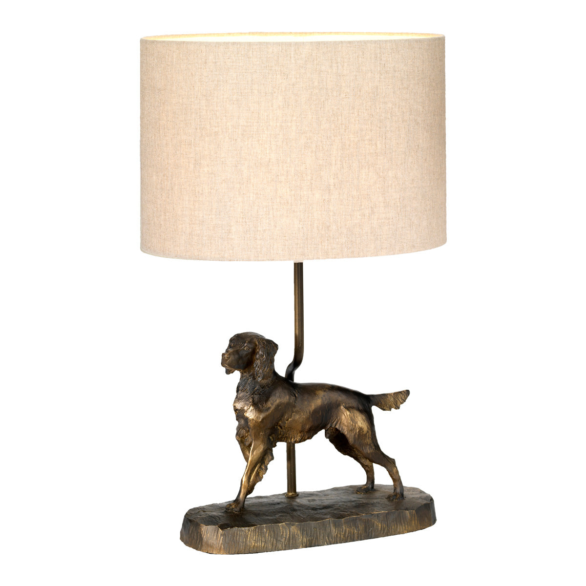 Elstead - Rufus 1 Light Table lamp with Oval Shade