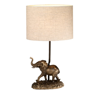 Elstead - Sabi 1 Light Table Lamp with Oval Shade