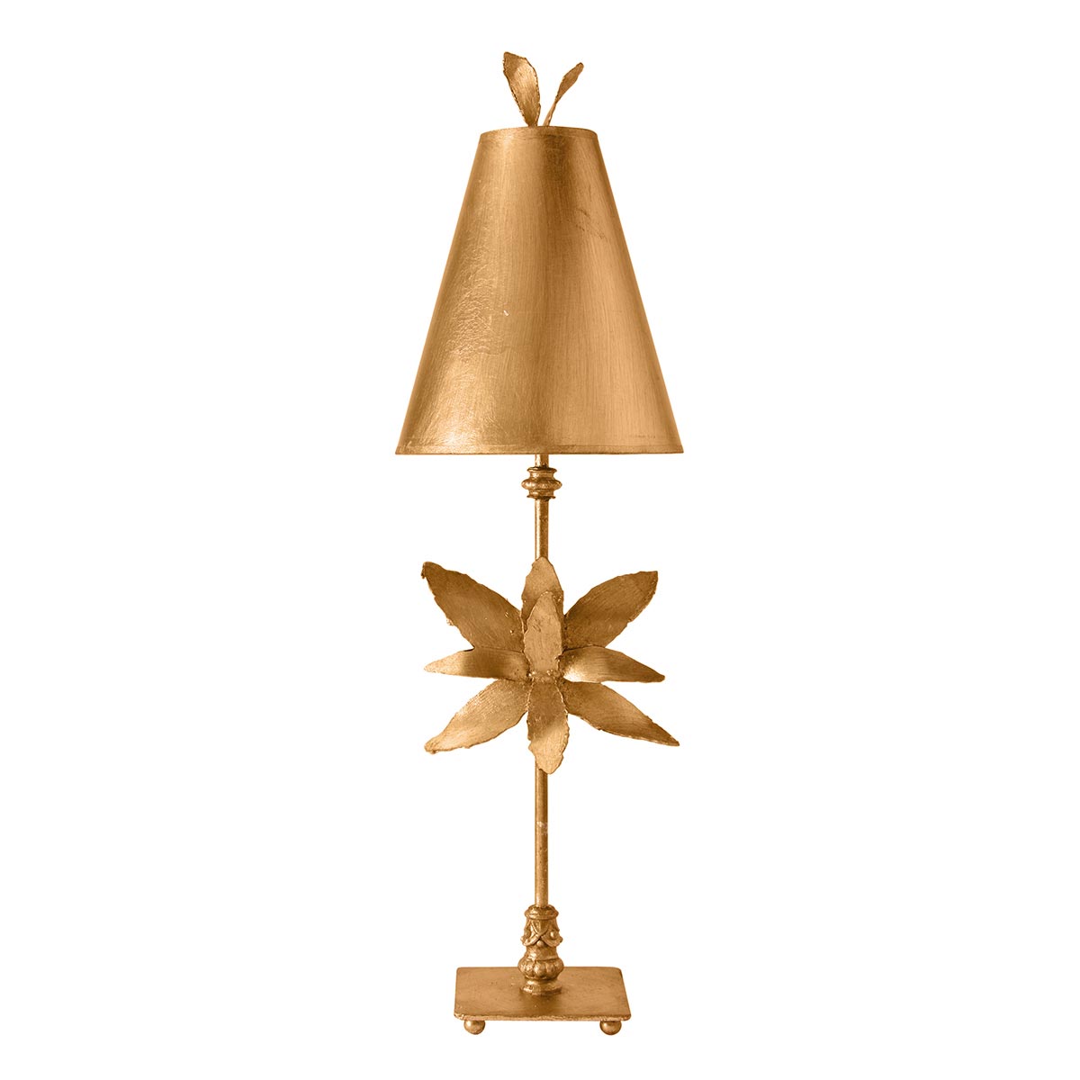 Elstead - Azalea 1 Light Table Lamp - Gold Leaf