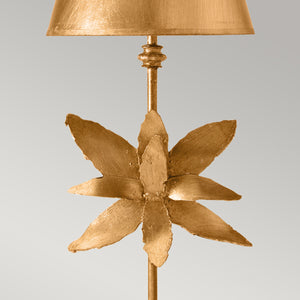 Elstead - Azalea 1 Light Table Lamp - Gold Leaf