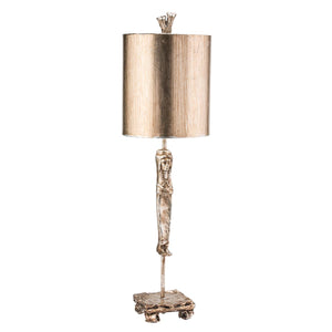 Elstead - Caryatid 1 Light Table Lamp - Silver