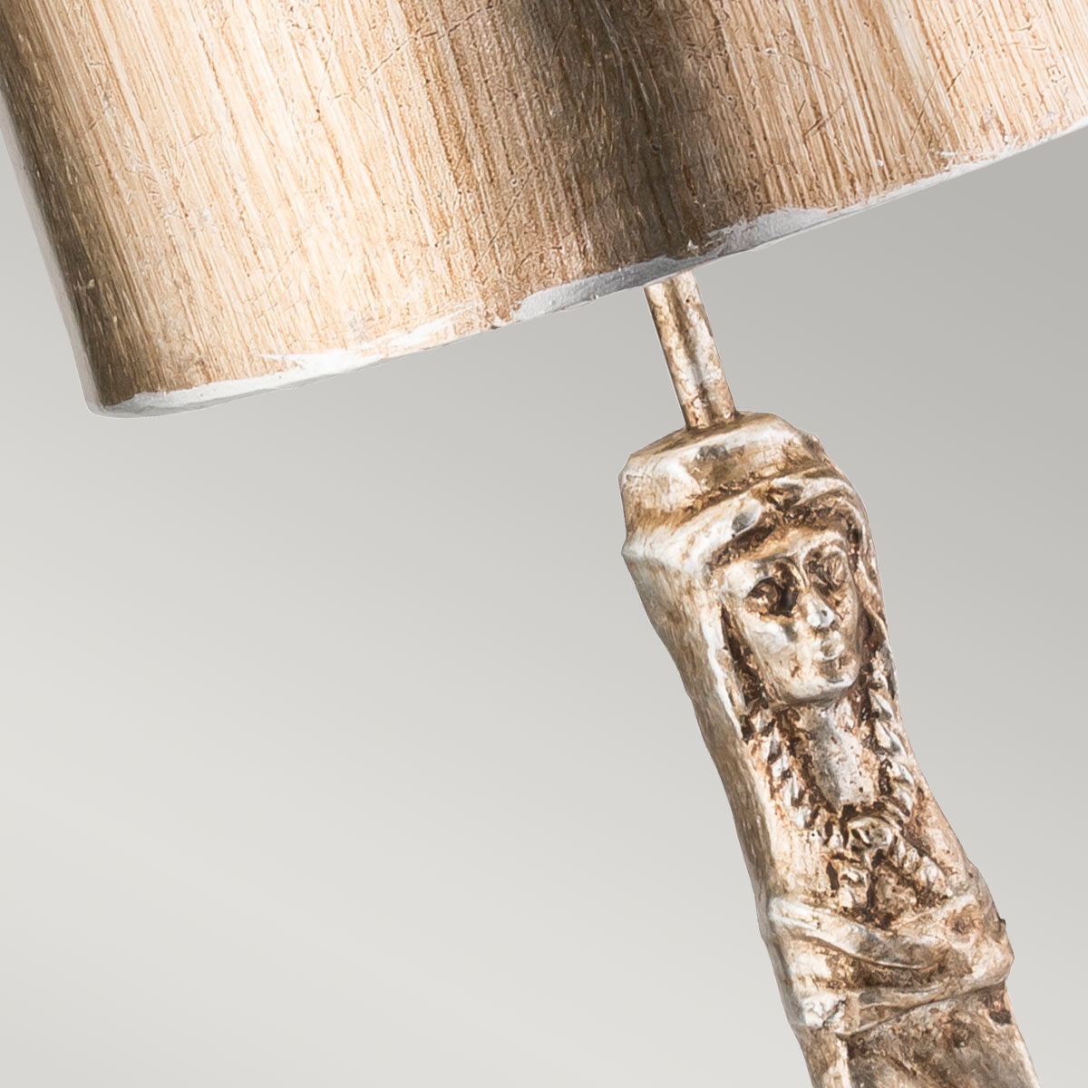 Elstead - Caryatid 1 Light Table Lamp - Silver