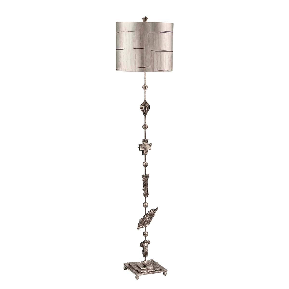 Elstead - Fragment 1 Light Floor Lamp - Silver