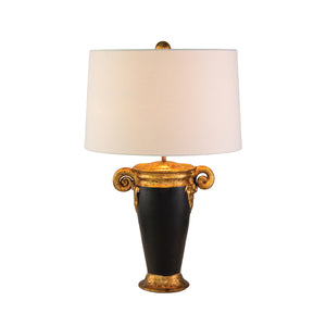 Elstead - Gallier 1lt Table Lamp - Black and Gold