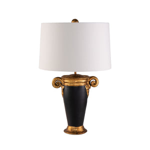 Elstead - Gallier 1lt Table Lamp - Black and Gold