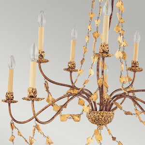 Elstead - Mosaic 10 Light Chandelier