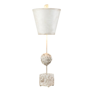 Elstead - Petra 1lt Table Lamp - Bone White