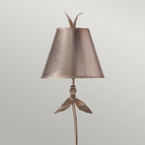 Elstead - Red Bell 1 Light Table Lamp - Silver Leaf