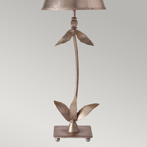 Elstead - Red Bell 1 Light Table Lamp - Silver Leaf