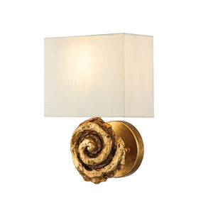 Elstead - Swirl 1lt Large Wall Light - Gold Leaf