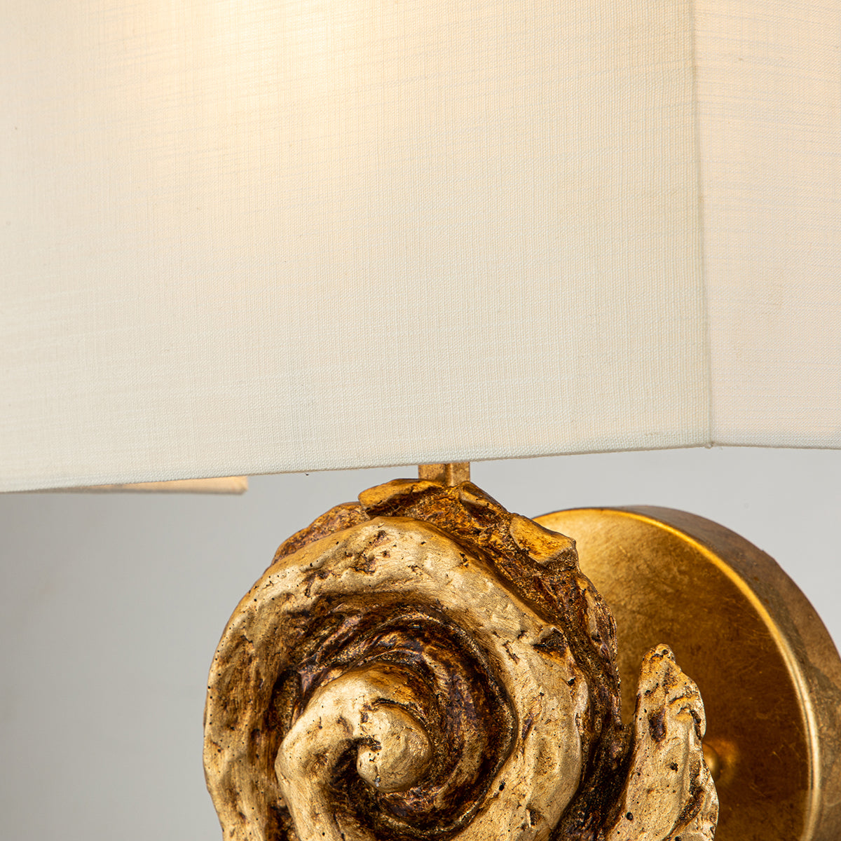 Elstead - Swirl 1lt Large Wall Light - Gold Leaf