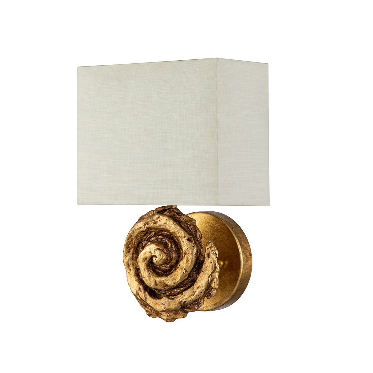 Elstead - Swirl 1lt Large Wall Light - Gold Leaf