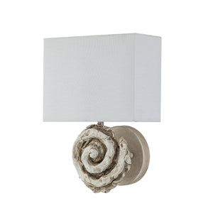 Elstead - Swirl 1lt Large Wall Light - Bone White