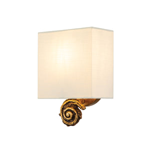 Elstead - Swirl 1lt Small Wall Light - Gold Leaf